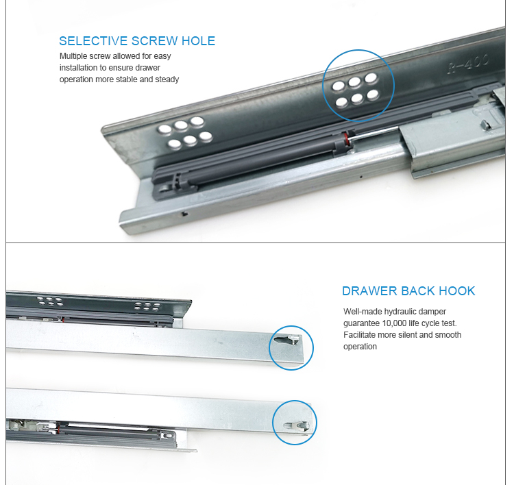 under shelf drawer slides
