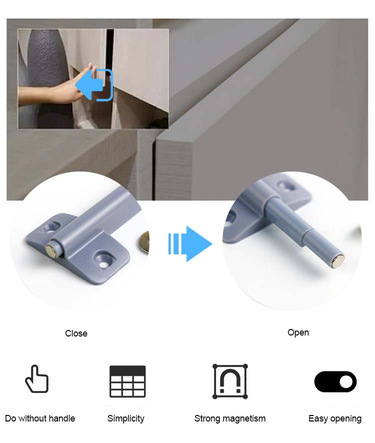magnetic push latch for doors wholesale supplier