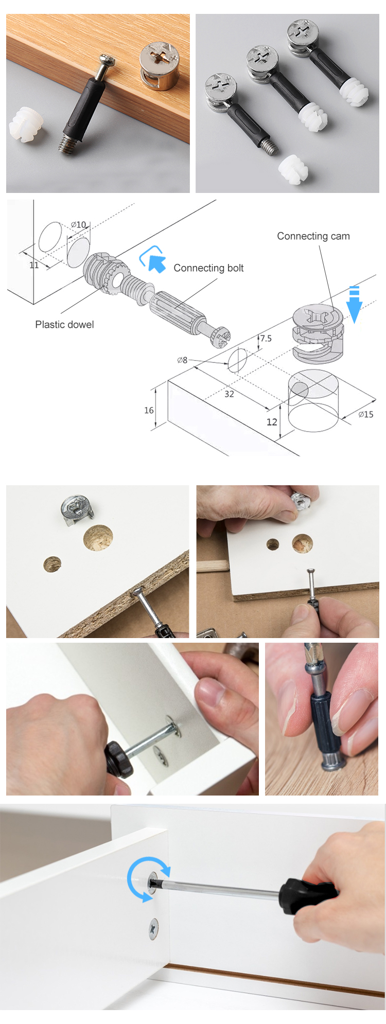 connectors cam and bolt supplier