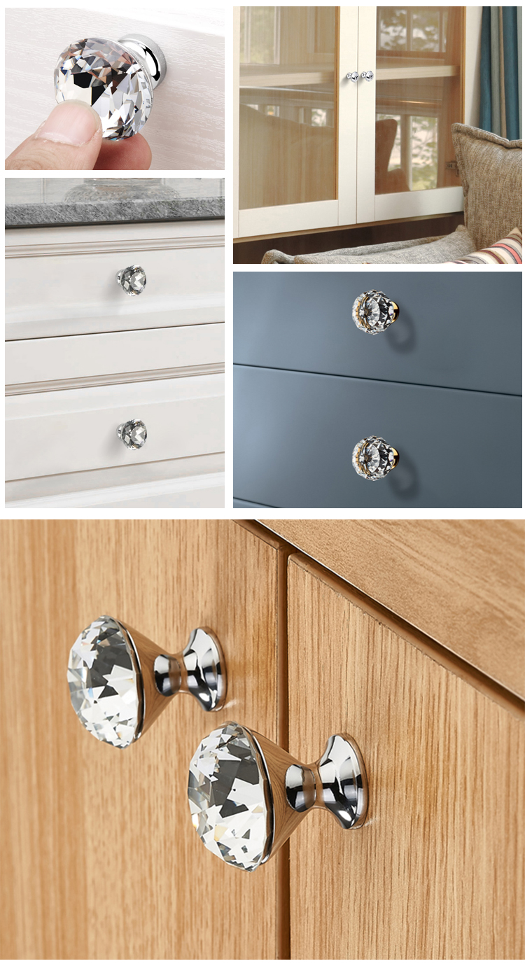 crystal wardrobe knobs