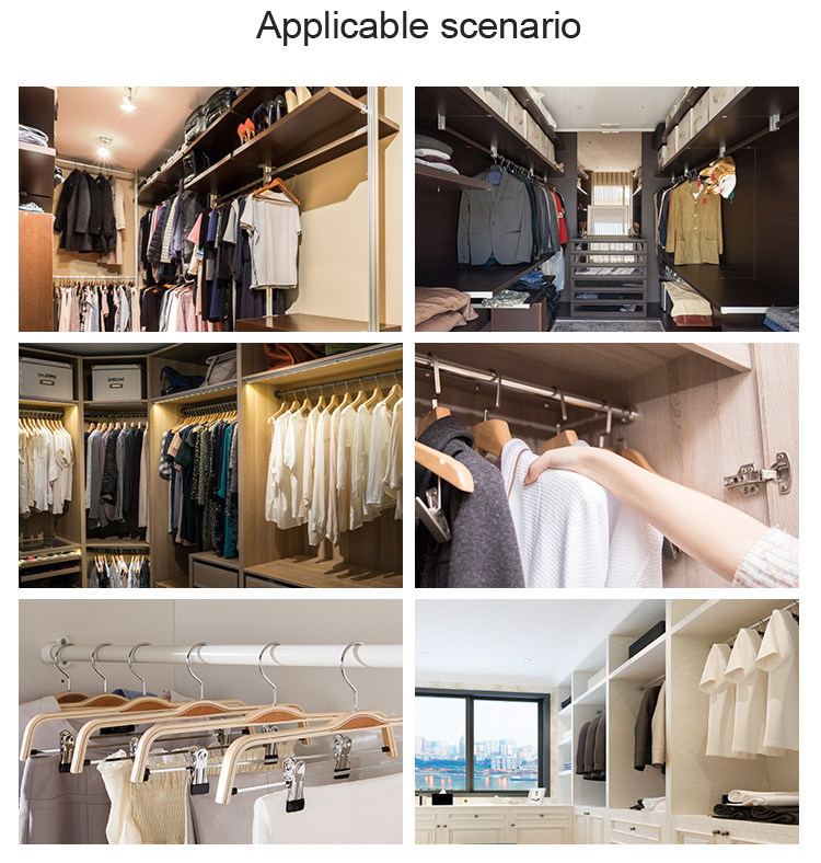 application of wardrobe pole holder