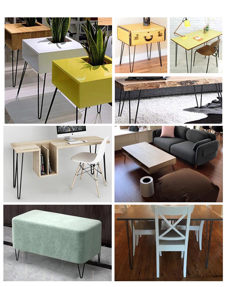 produc application of custom hairpin legs