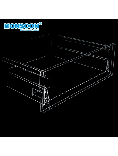 drawer slides bottom mount