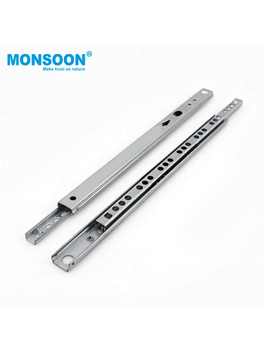 W17mm 3/4 Extension Ball Bearing Drawer Slide