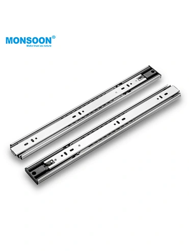 Width 45mm Full Extension Soft Close & Push Open Ball Bearing Drawer Slide