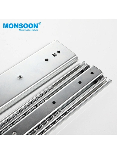 over travel drawer slides