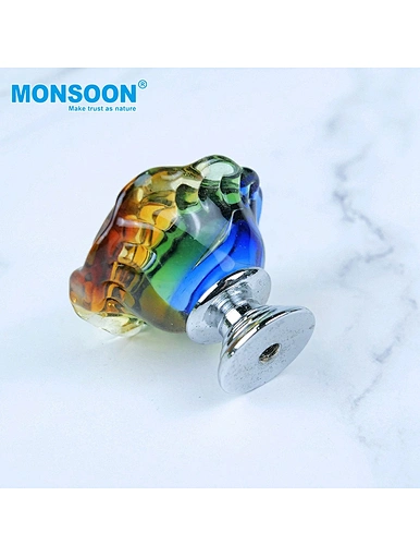 crystal and gold door knobs