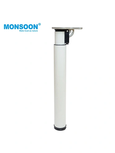 Iron Round Table Leg-White