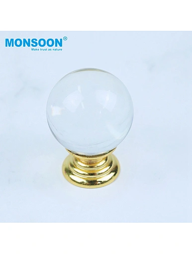 crystal door knob with lock