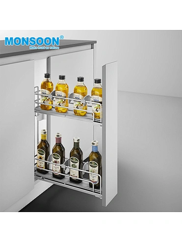 Luxury Carbon Steel Side pull out basket