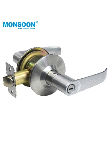 Aluminum Cylindrical Door Lever handle with lock