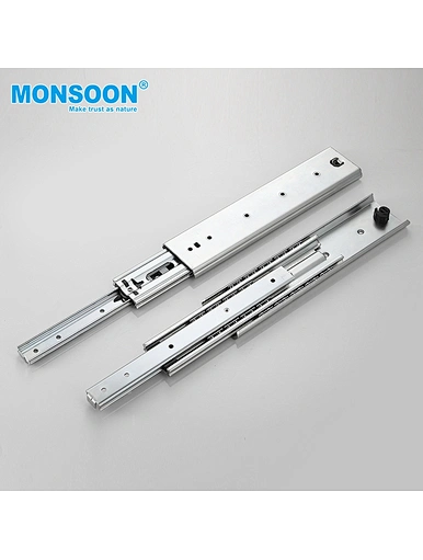 over travel drawer slides