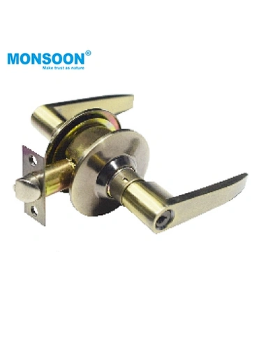 Aluminum Cylindrical Door Lever handle with lock