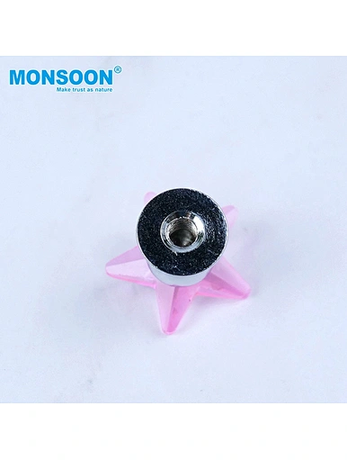 pink crystal drawer knobs