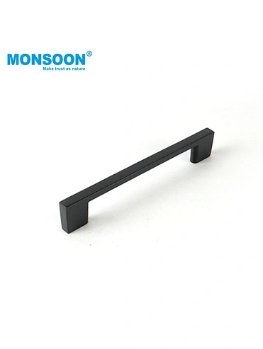 Black Zamak Square Handle