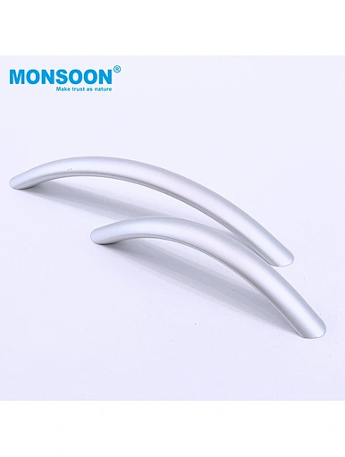 satin brass pull handle