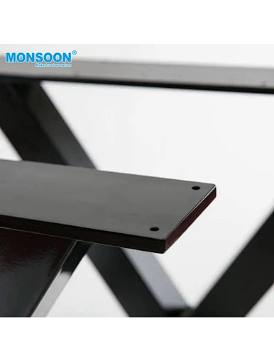 metal x table legs