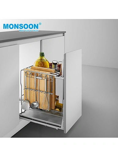 Pull out basket for deep cabinet