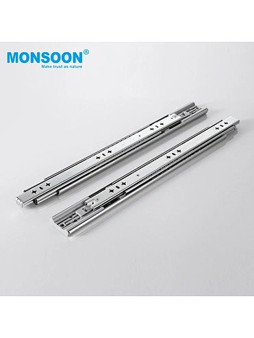 Width 53mm Soft Closing Heavy Duty Ball Bearing Drawer Slide
