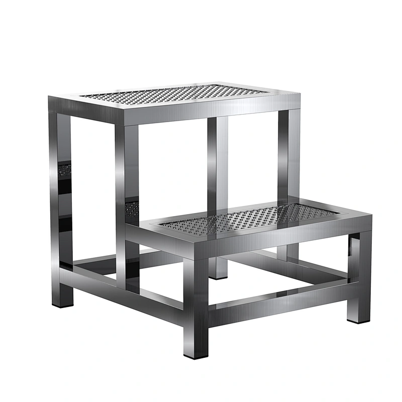 Foot Stand Medical in Stainless Steel