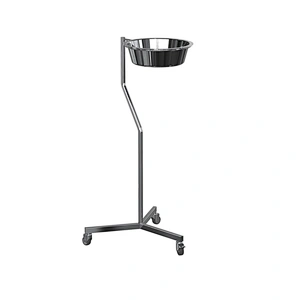 Hospital Bowl Stand in Stainless Steel