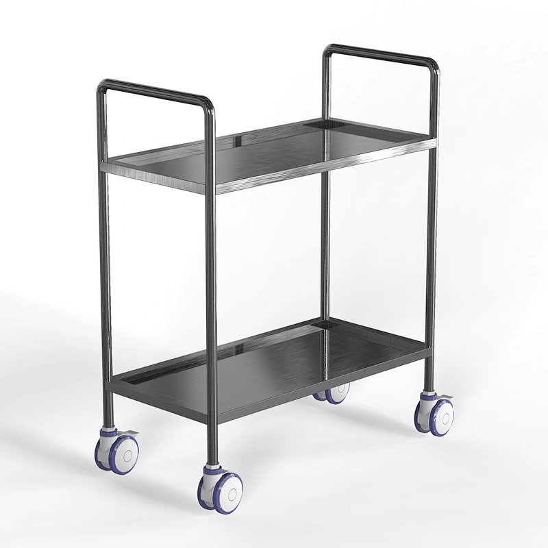 Medical Surgical Instrument Trolley in Stainless Steel