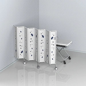 Pantalla de privacidad plegable barata en perfil de aluminio