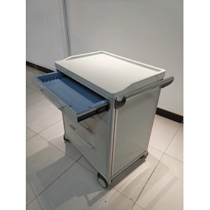Chariot d'urgence en acier enduit de poudre