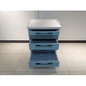 Hospital Medical Carts on Wheels with Drawers