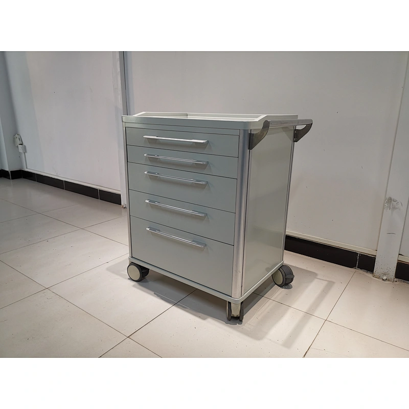 medical carts on wheels with drawers