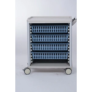 Emergency Trolley Medication in Powder Coasted Steel