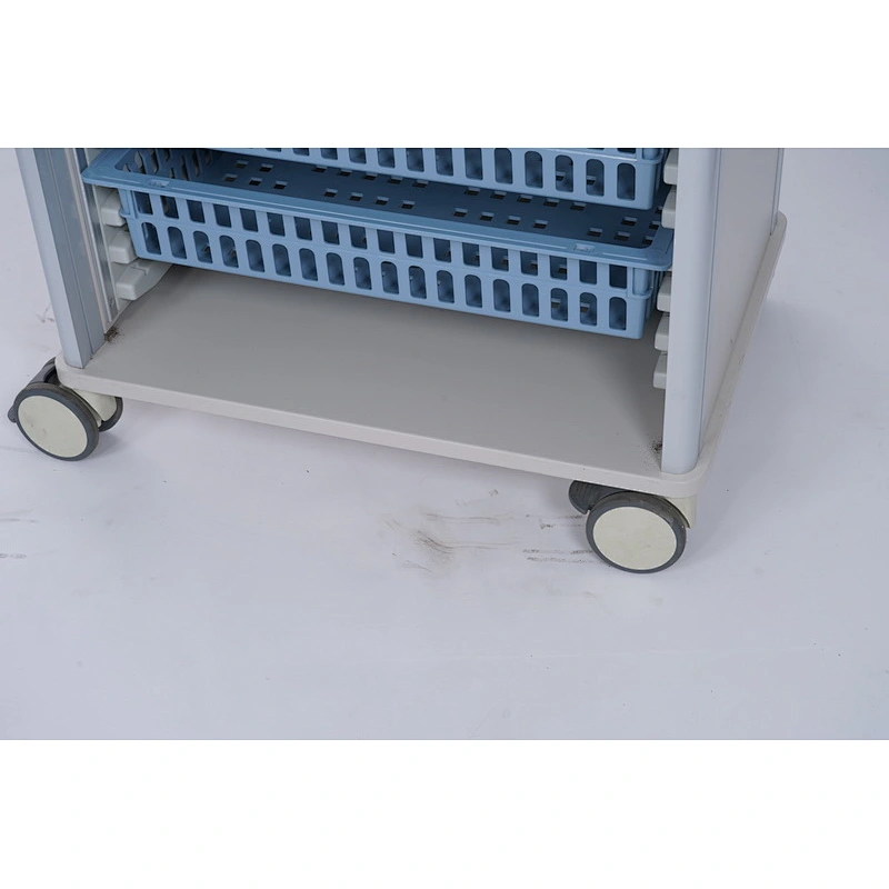 Emergency Trolley Medication in Powder Coasted Steel