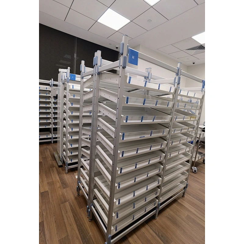 medical wall shelving