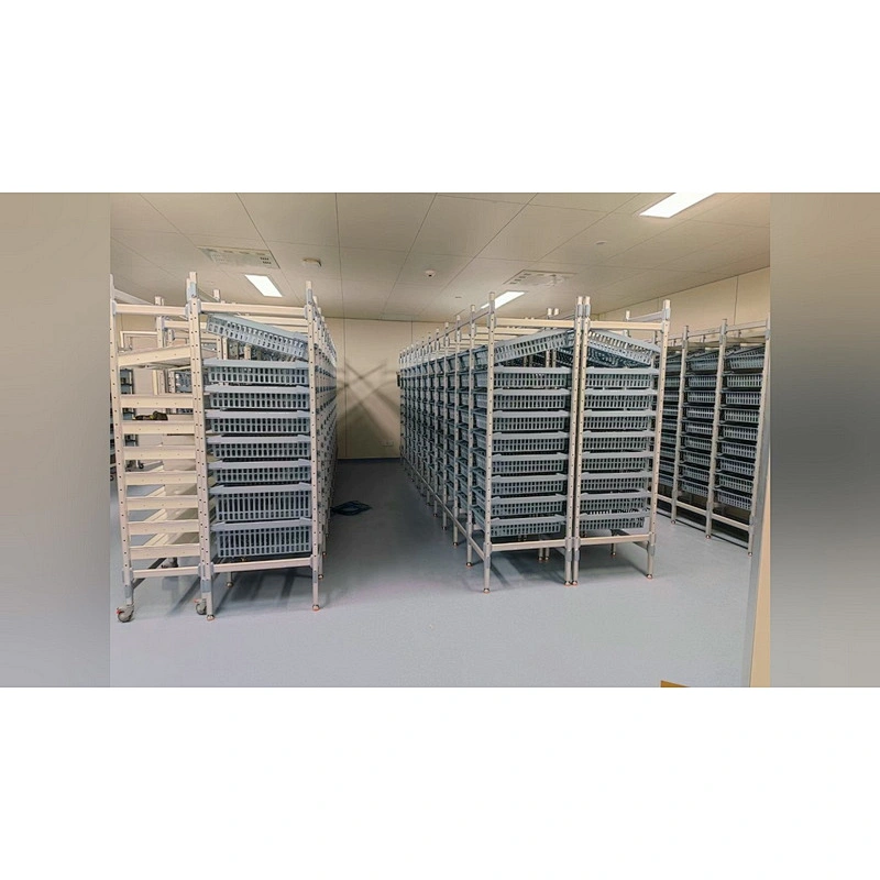 estantería de almacenamiento de farmacia