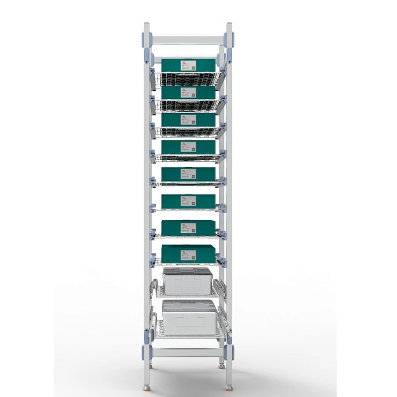 Prateleira modular ISO hospitalar