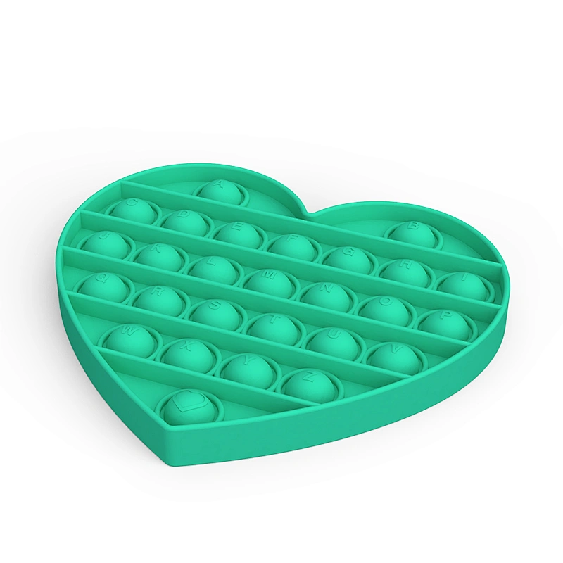 Educational Playing Board Emotion Anxiety Relief Tool Silicone Push Pop Fidget Toy Silicone Pop Bubble Sensory Toy