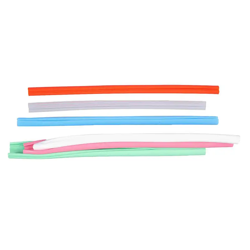 Eco Friendly Trending Collapsible Reusable 10mm Silicone Milk Drinking Straw Baby Travel Silicon Straw