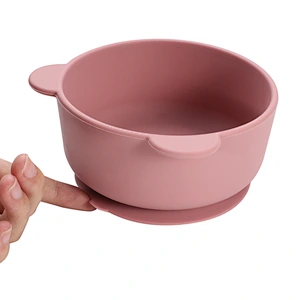 2023 Good Selling New Funny Design Baby Tableware Set with Bowl Spoon Plate Silicone Baby Feeding Set