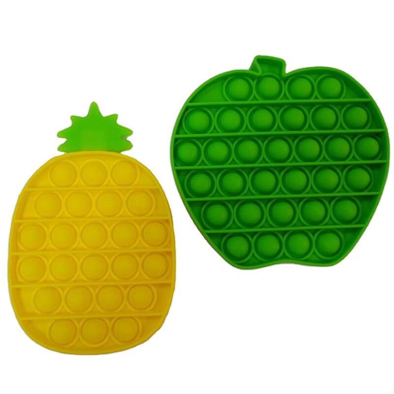 Fruit Pineapple Pop Up Sensory Autism Special Release Stress Reliever Popper Bubble Fidget Toys