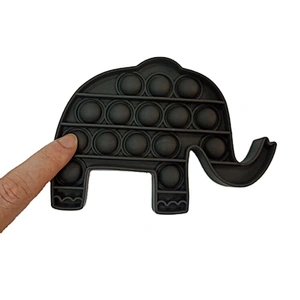 Custom Animal Shape Elephant Fish Push Bubbles Game Children Sensory Fidget Toy Anti-Anxiety Sensory Toys