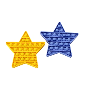 OEM five-pointed start hot popping selling item silicone sensory Fidget Toys