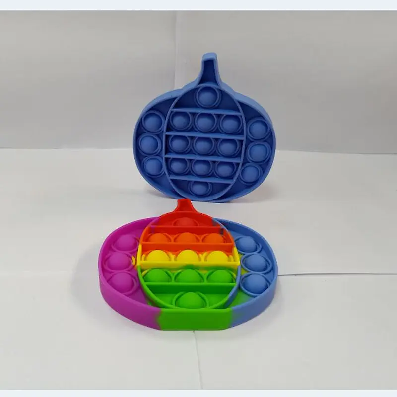 Tiny pumpkin Mouse Pioneer Silicone Toys Children's Mental Calculation Desktop Parent-child Interactive Puzzle Decompression Toy Bubble