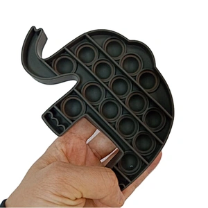 Custom Animal Shape Elephant Fish Push Bubbles Game Children Sensory Fidget Toy Anti-Anxiety Sensory Toys