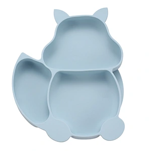 2023 Good Selling New Funny Design Baby Tableware Set with Bowl Spoon Plate Silicone Baby Feeding Set