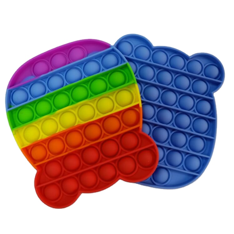 New Panda Design relieving stress and anxiety tools Push Pop Bubble Fidget sensory toys for kids and adults