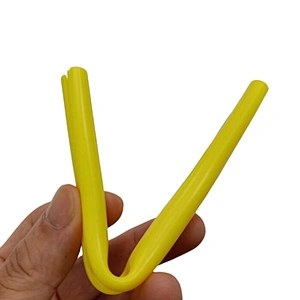 Eco Friendly Trending Collapsible Reusable 10mm Silicone Milk Drinking Straw Baby Travel Silicon Straw