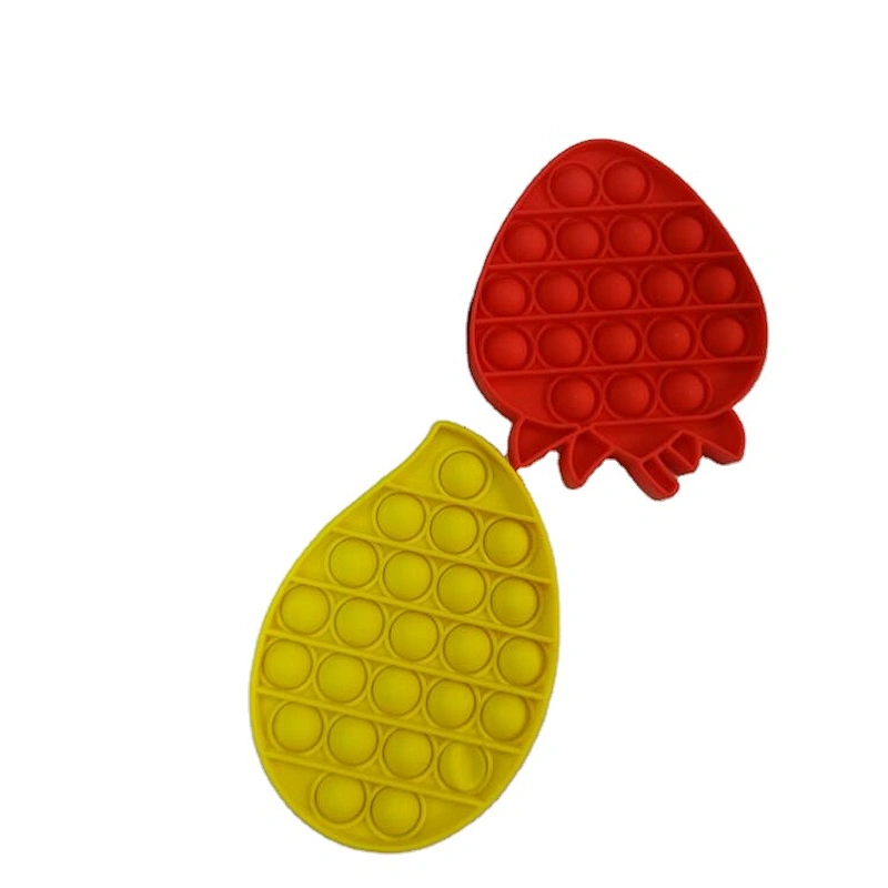 Mango Shape Anti-Stress Silicone Toys for Children and Adults Simple Push bubble Toy For Autism Needs Anxiety Release
