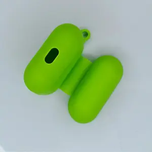 Soft Silicon Shockproof Protective Cover Case with Carabiner for Airpods Pro Silicone Case with Hook