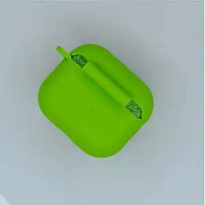 Soft Silicon Shockproof Protective Cover Case with Carabiner for Airpods Pro Silicone Case with Hook