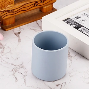New Arrival 100% Food Grade Silicone Body Comfortable Cup Soft Cups For Baby Creative Children Cup Without Lid
